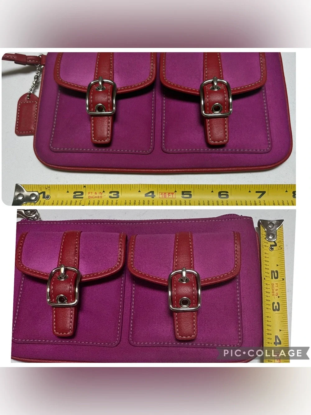 Coach Twill Field Wristlet VINTAGE (Style No. 3431) RARE